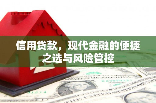 三乡信用贷款，现代金融的便捷之选与风险管控