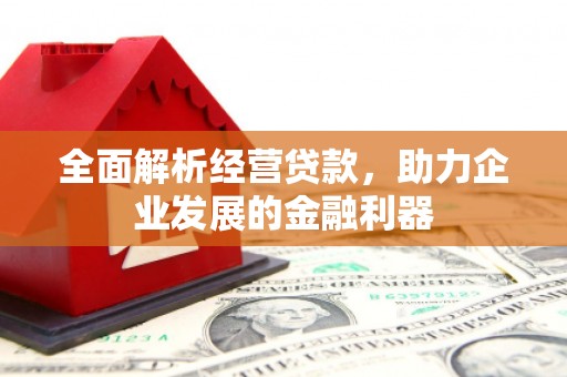 三乡全面解析经营贷款，助力企业发展的金融利器
