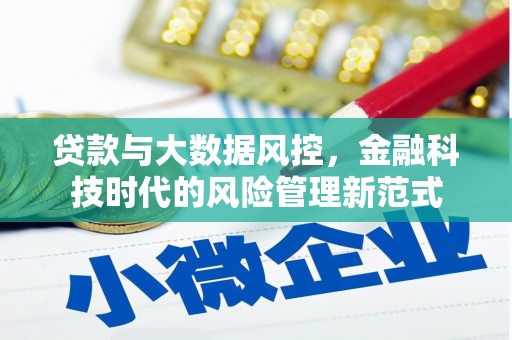 三乡贷款与大数据风控，金融科技时代的风险管理新范式