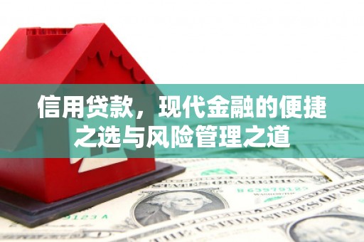 三乡信用贷款，现代金融的便捷之选与风险管理之道