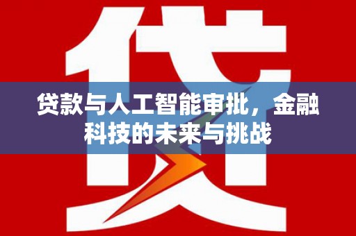 三乡贷款与人工智能审批，金融科技的未来与挑战
