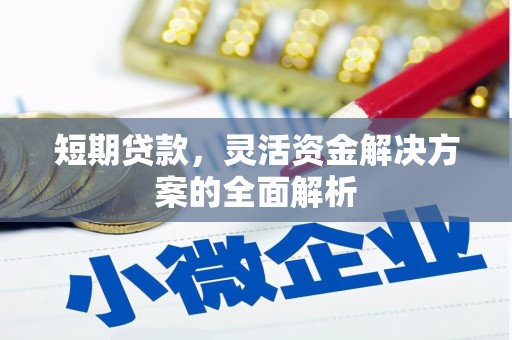 三乡短期贷款，灵活资金解决方案的全面解析