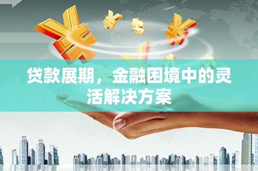 三乡贷款展期，金融困境中的灵活解决方案