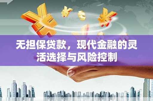 三乡无担保贷款，现代金融的灵活选择与风险控制