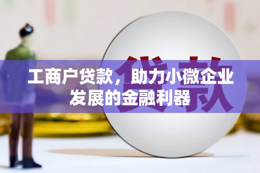 三乡工商户贷款，助力小微企业发展的金融利器