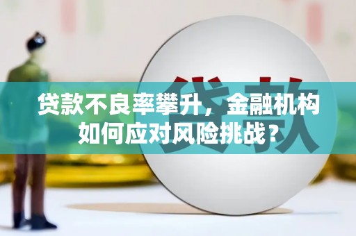 三乡贷款不良率攀升，金融机构如何应对风险挑战？