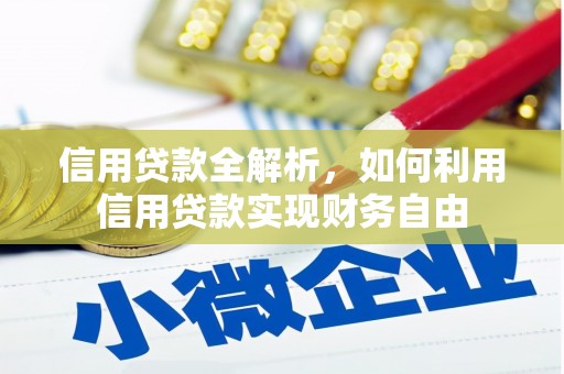 三乡信用贷款全解析，如何利用信用贷款实现财务自由
